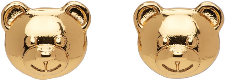 Photo: Moschino Gold Teddy Earrings