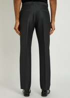 Jil Sander Tapered-leg Wool-blend Trousers Dark Grey