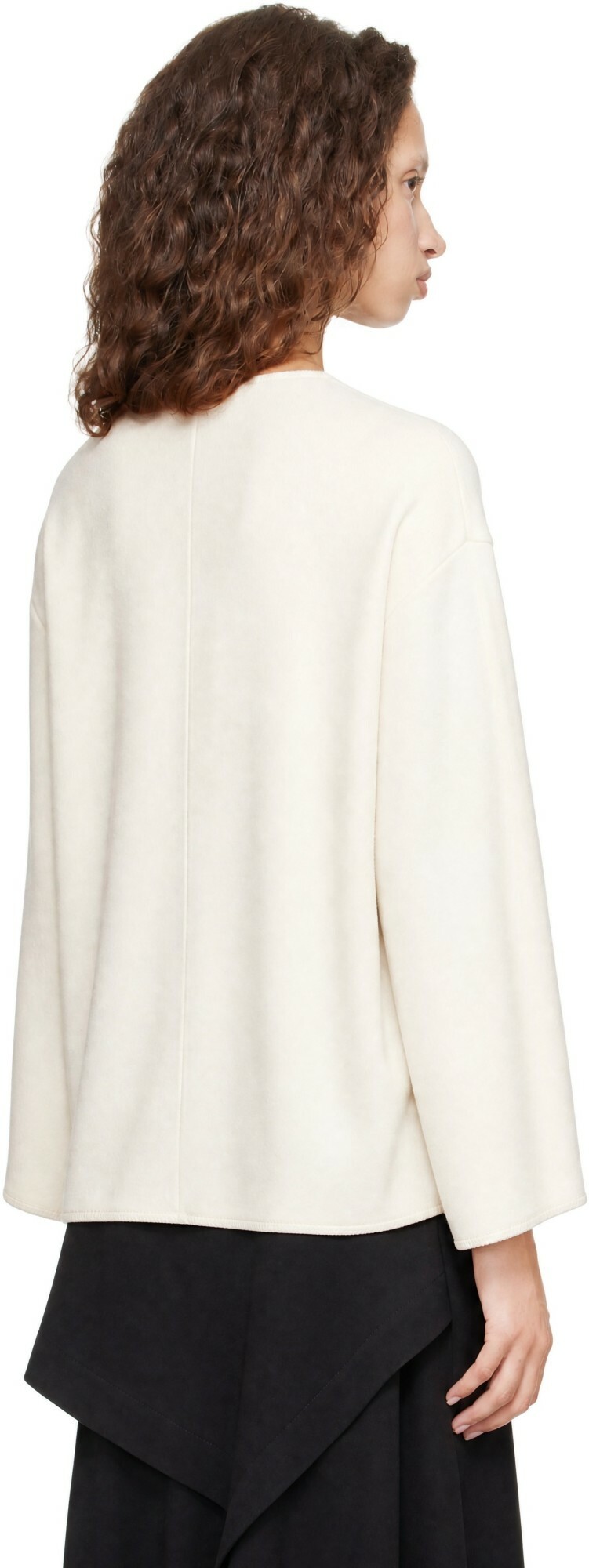 Róhe Off-White Double-Faced Wool Pankou Jacket