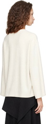 Róhe Off-White Double-Faced Wool Pankou Jacket