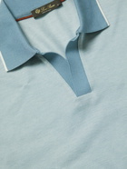Loro Piana - Cotton Polo Shirt - Blue