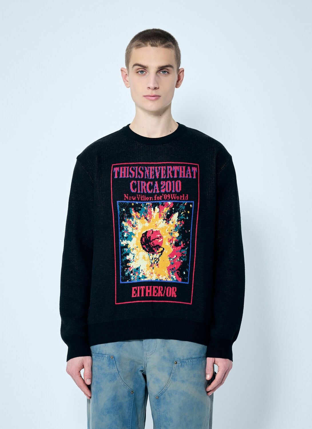 thisisneverthat® Basketball Hoop Knit Sweater