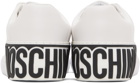 Moschino White Maxi Logo Sneakers