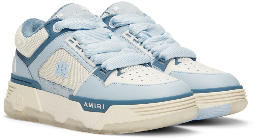 AMIRI White & Blue MA-1 Sneakers Amiri
