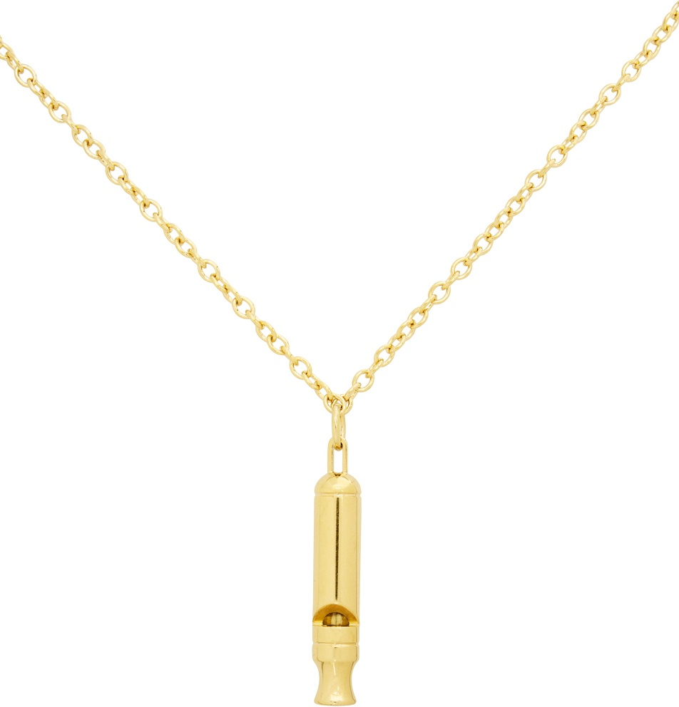 NECKLACE - CRYSTAL CC WHISTLE PENDANT