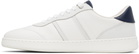Ferragamo Off-White Low Top Signature Sneakers