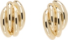 ANINE BING Gold Knot Earrings