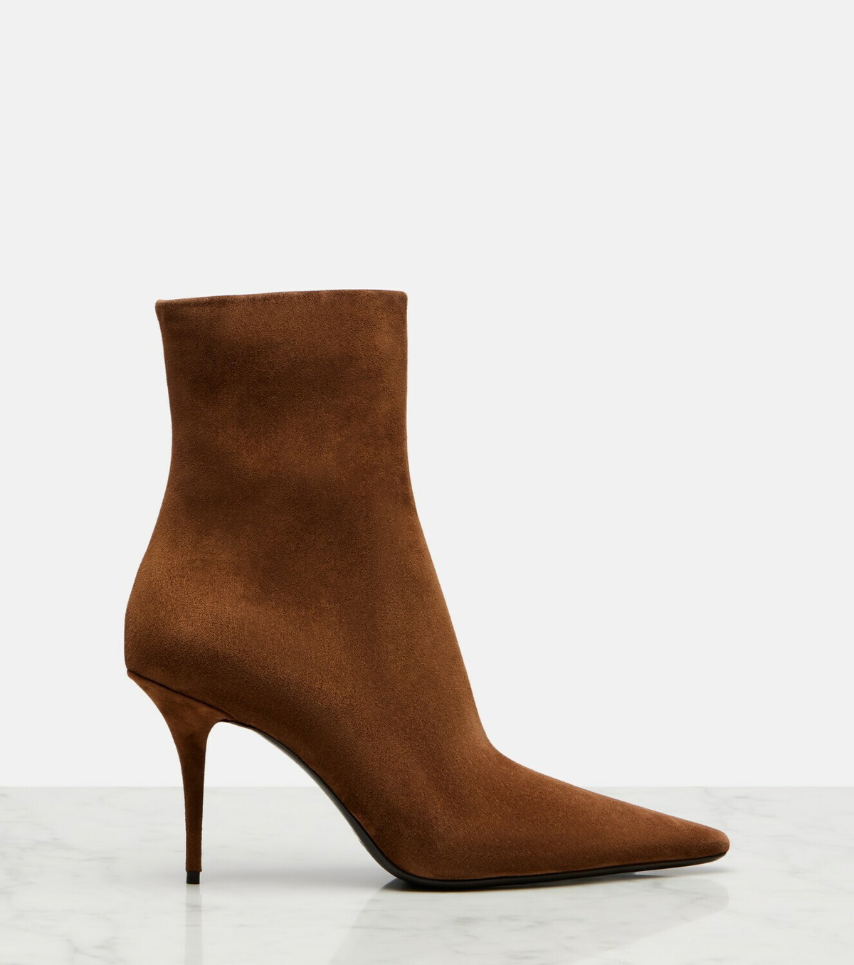 Saint Laurent Ashley 90 suede ankle boots