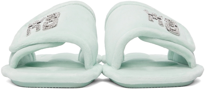 alexander wang velour slides