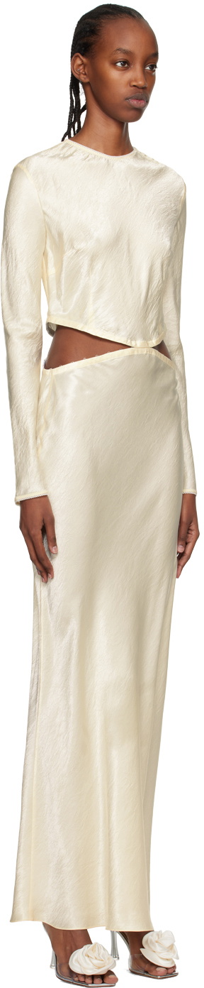 Anna October Off-White Martha Maxi Dress
