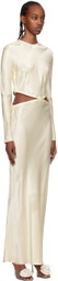Anna October Off-White Martha Maxi Dress