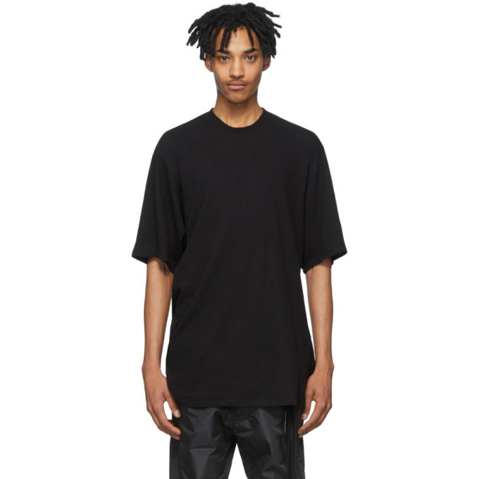 Julius Black Crepe Noil T-Shirt Julius