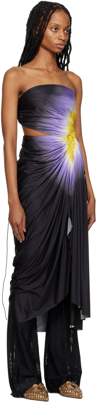 FAL-ASH Purple Signature Maxi Dress