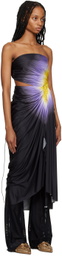 FAL-ASH Purple Signature Maxi Dress