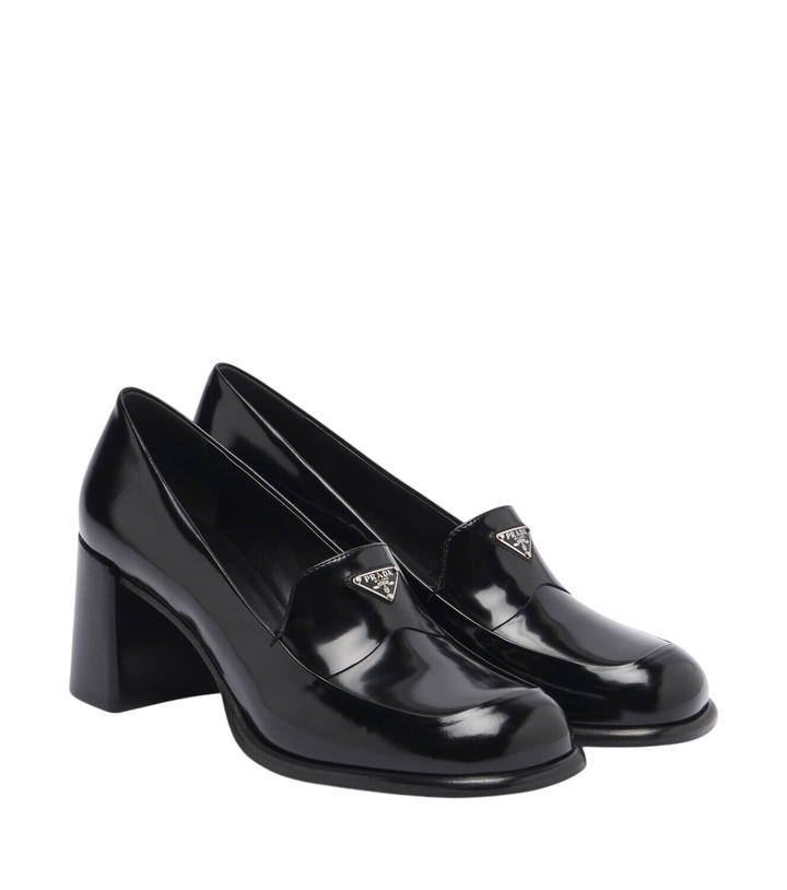 Photo: Prada Patent leather loafer pumps
