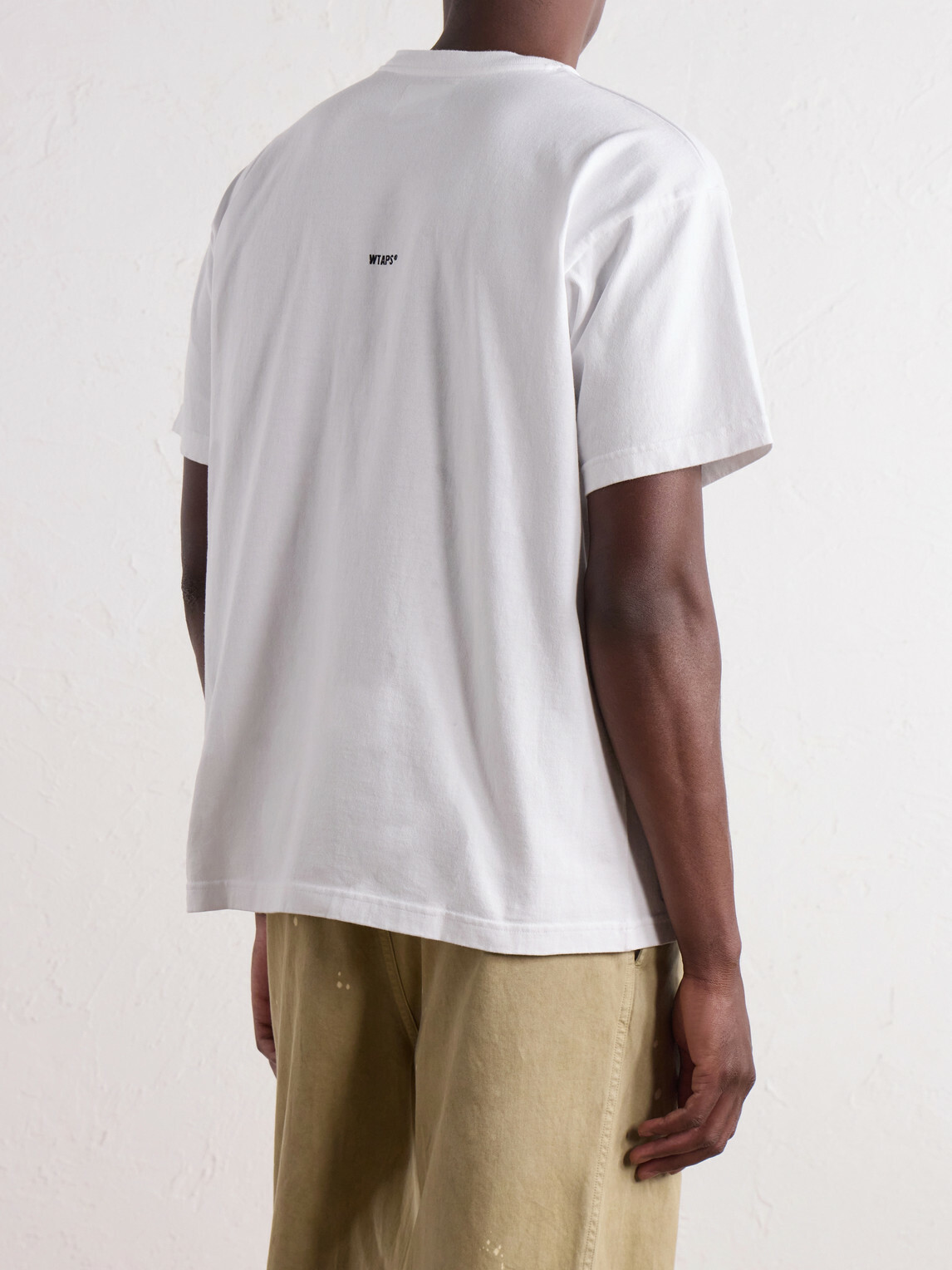 WTAPS - Sign-YD Logo-Embroidered Cotton-Jersey T-Shirt - White