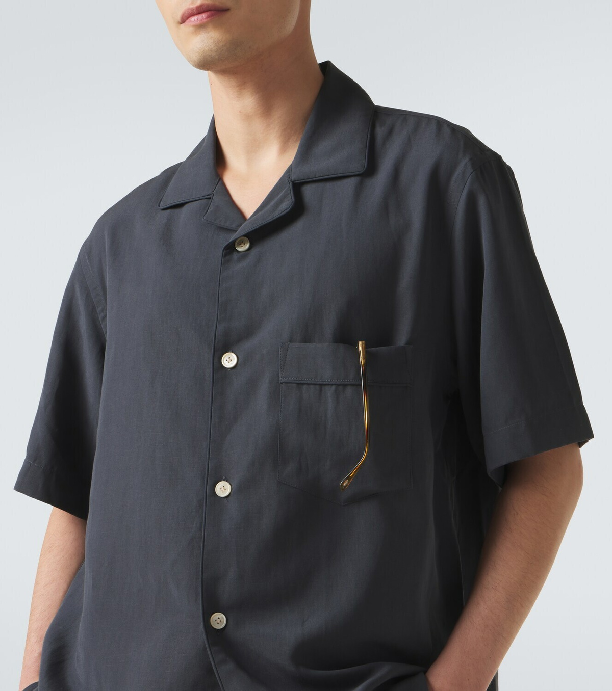 Eleventy Oversized bowling shirt