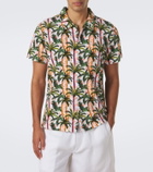 Vilebrequin Charli printed cotton-blend terry shirt