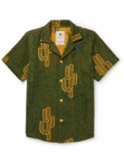 OAS - Mezcal Cuba Cotton-Terry Jacquard Shirt - Green