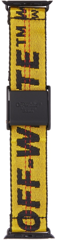 Photo: Off-White Yellow & Black 42 Industrial 2.0 iWatch Band