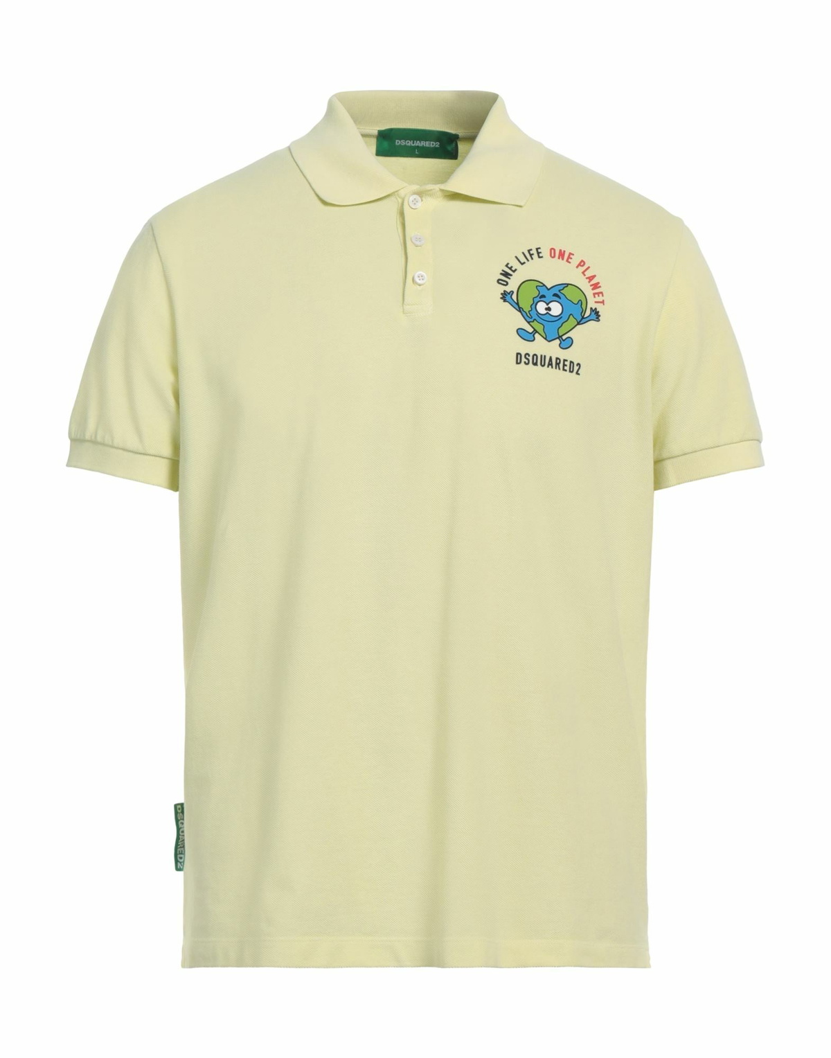 Dsquared2 Mens Polo shirt Pastel in Yellow