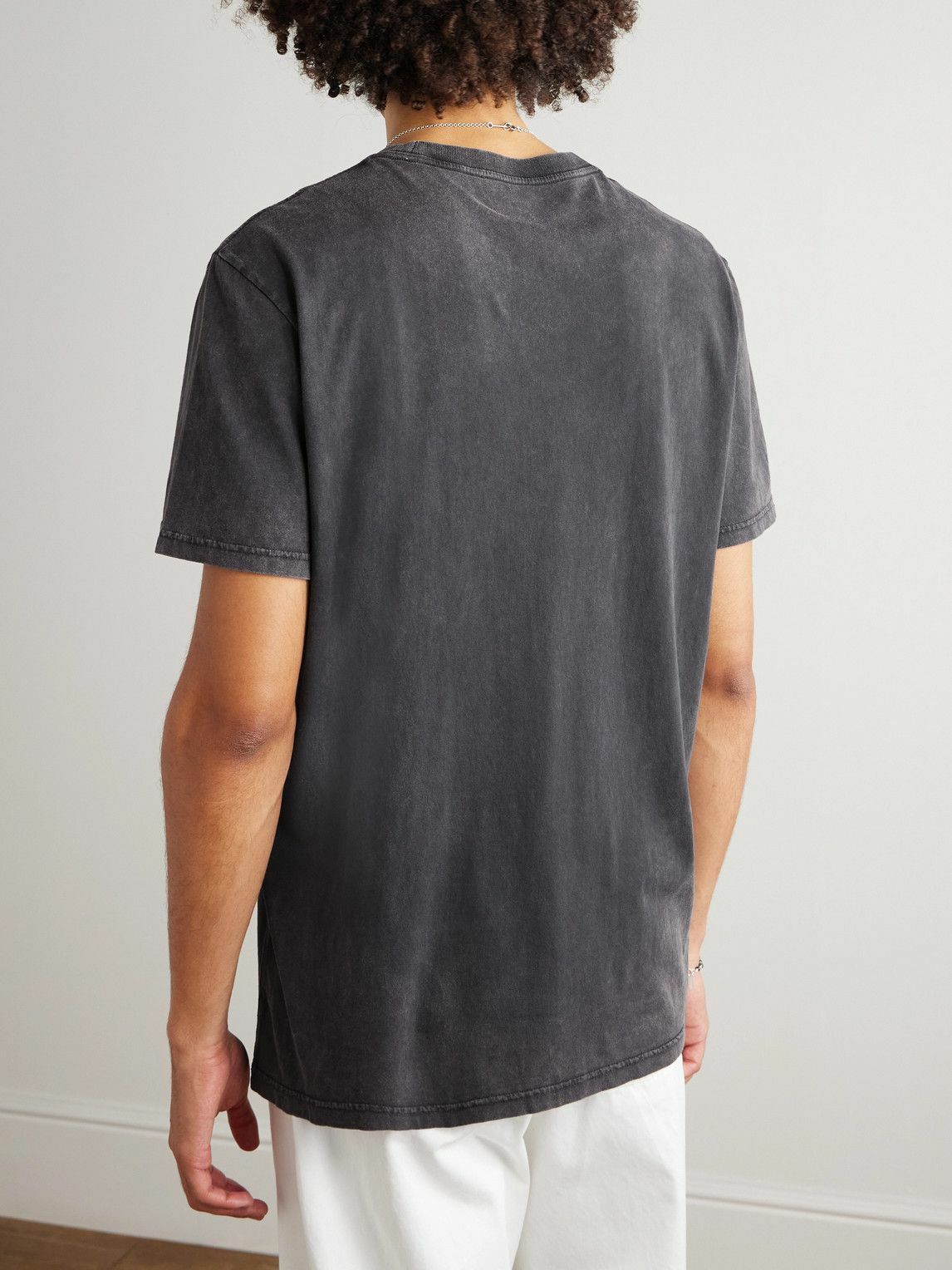 Marant - Honore Printed Cotton-Jersey T-Shirt - Gray