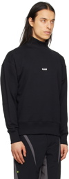 MSGM Black Printed Turtleneck