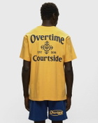 Overtime Courtside Tee Yellow Shortsleeves