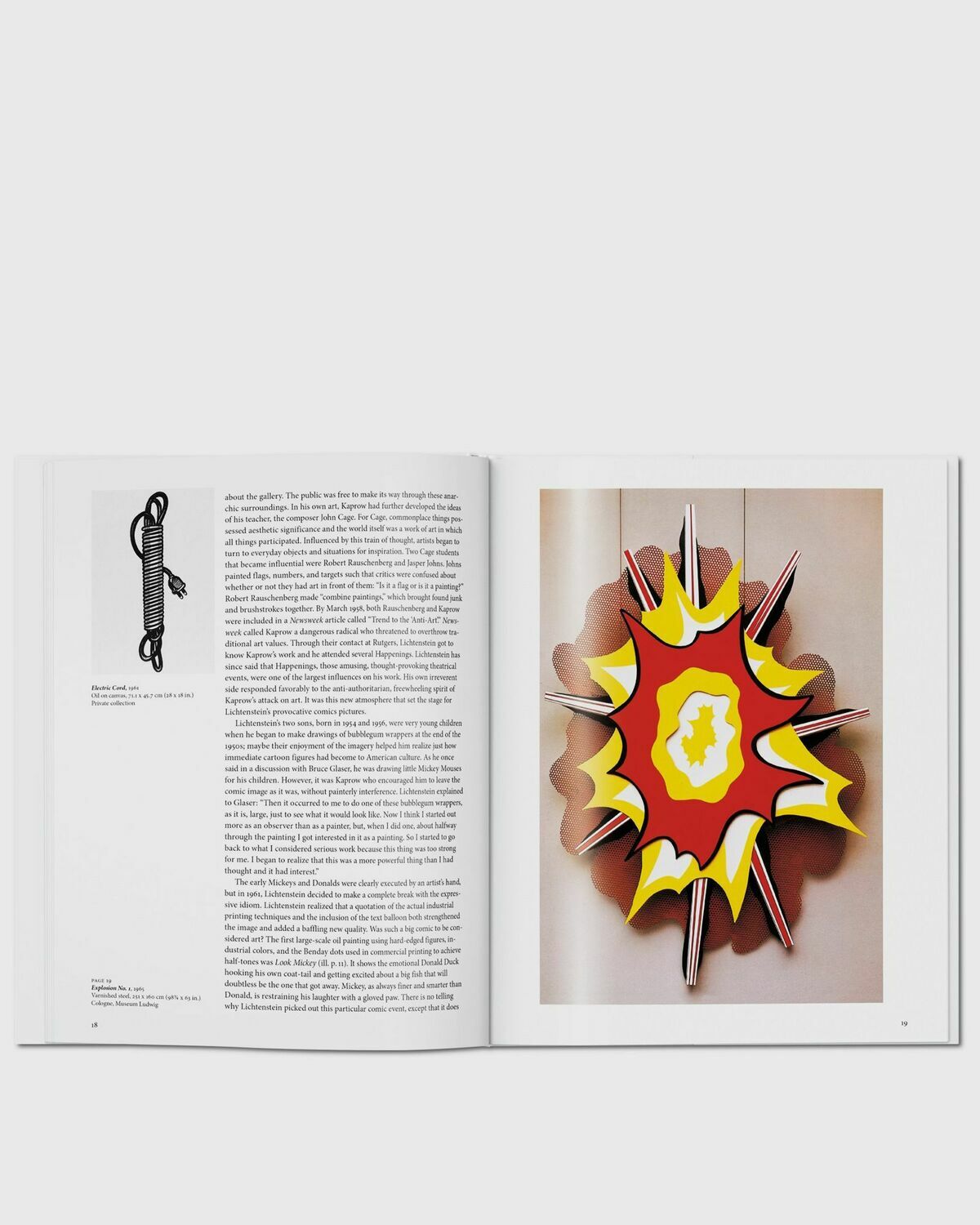Taschen "Lichtenstein" By Janis Hendrickson Multi Art & Design