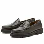 Bass Weejuns Men's Larson 90s Loafer in Chocolate Leather