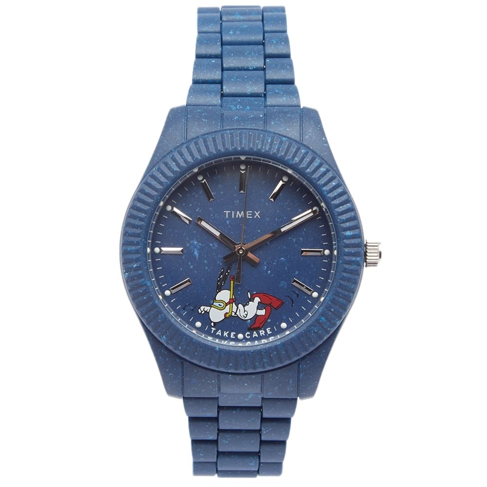 Timex x Peanuts Waterbury Ocean Watch in Navy Timex