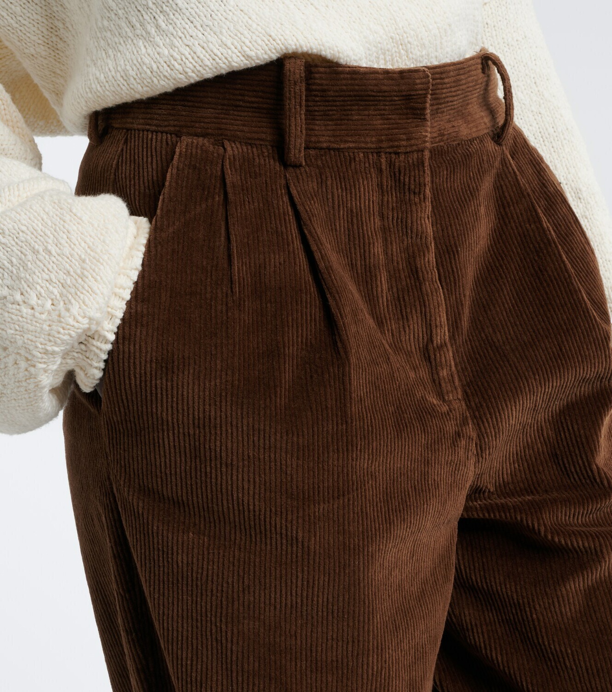 Aya Muse Aven cotton-blend corduroy wide-leg pants