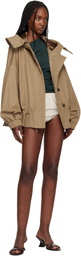 Dries Van Noten Beige Ruffled Briefs