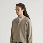 END. Men's Recruit Henley in Khaki