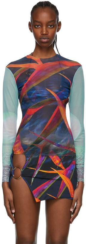 Photo: Louisa Ballou Multicolor Polyester T-Shirt