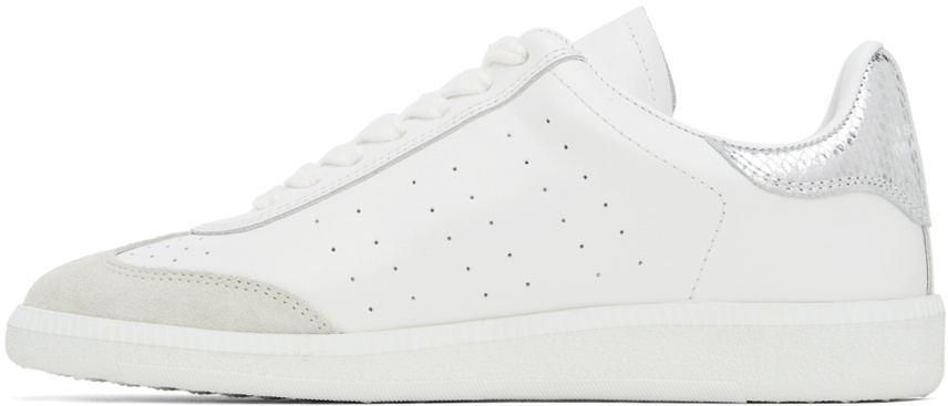 Isabel Marant White & Silver Bryce Sneakers Isabel Marant