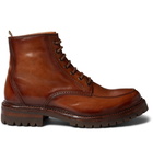 Officine Creative - Manchester Burnished-Leather Boots - Brown