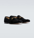 Gucci - Jordaan GG velvet loafers