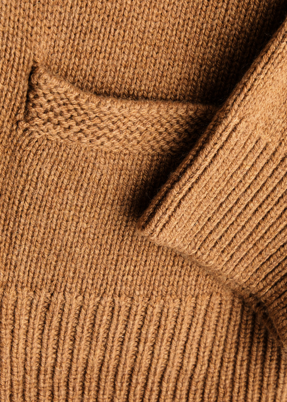 Rag & Bone Danica Wool-blend Polo Jumper Camel Rag and Bone