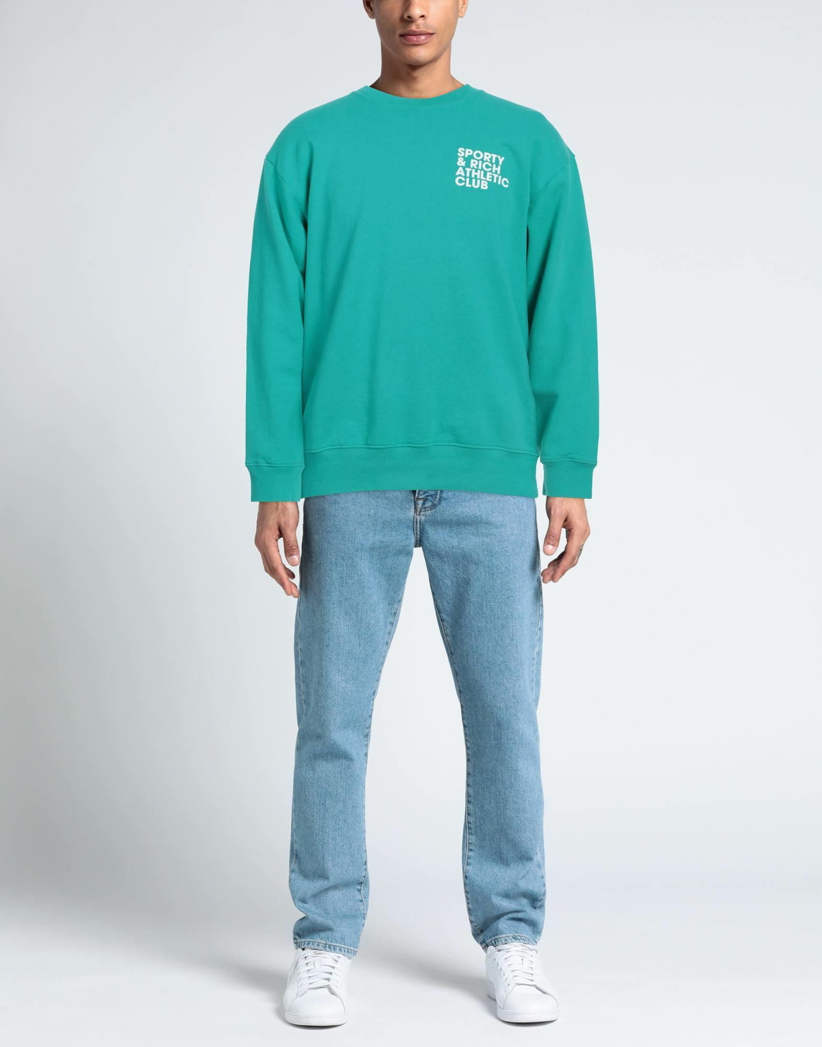 Sporty & Rich Mens Sweatshirt Turquoise