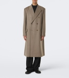 Auralee Double-breasted cashmere coat