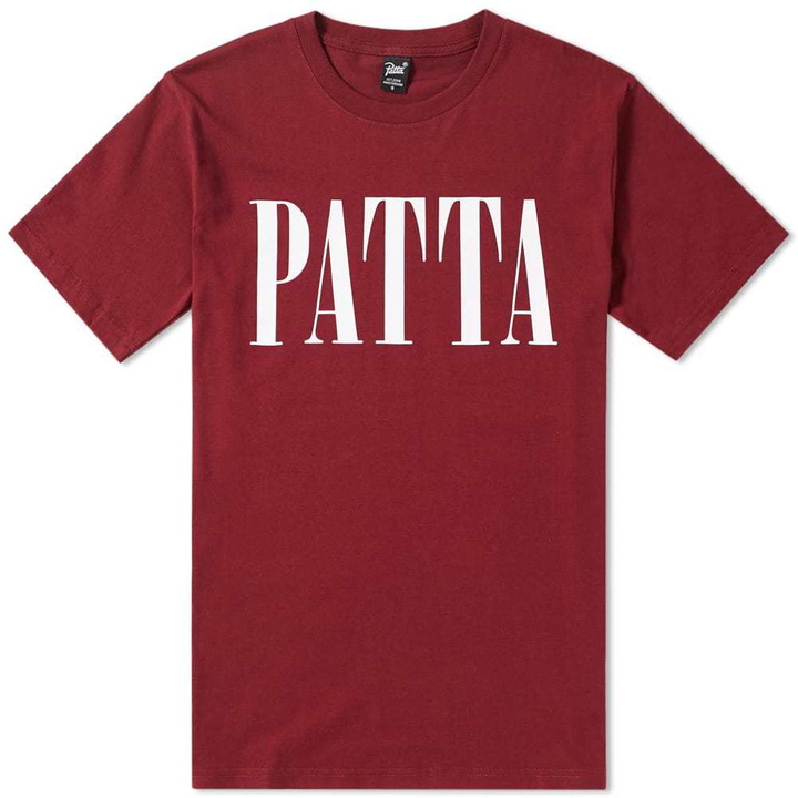 Photo: Patta Throwback Tee Burgundy