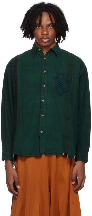 Photo: NEEDLES Green 7 Cuts Shirt