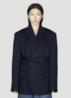 Bottega Veneta Double Wool Cashmere Belted Jacket