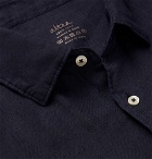Altea - Bond Linen Shirt - Men - Navy