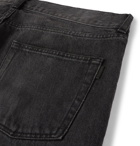 Saint Laurent - Slim-Fit 17cm Hem Denim Jeans - Men - Black