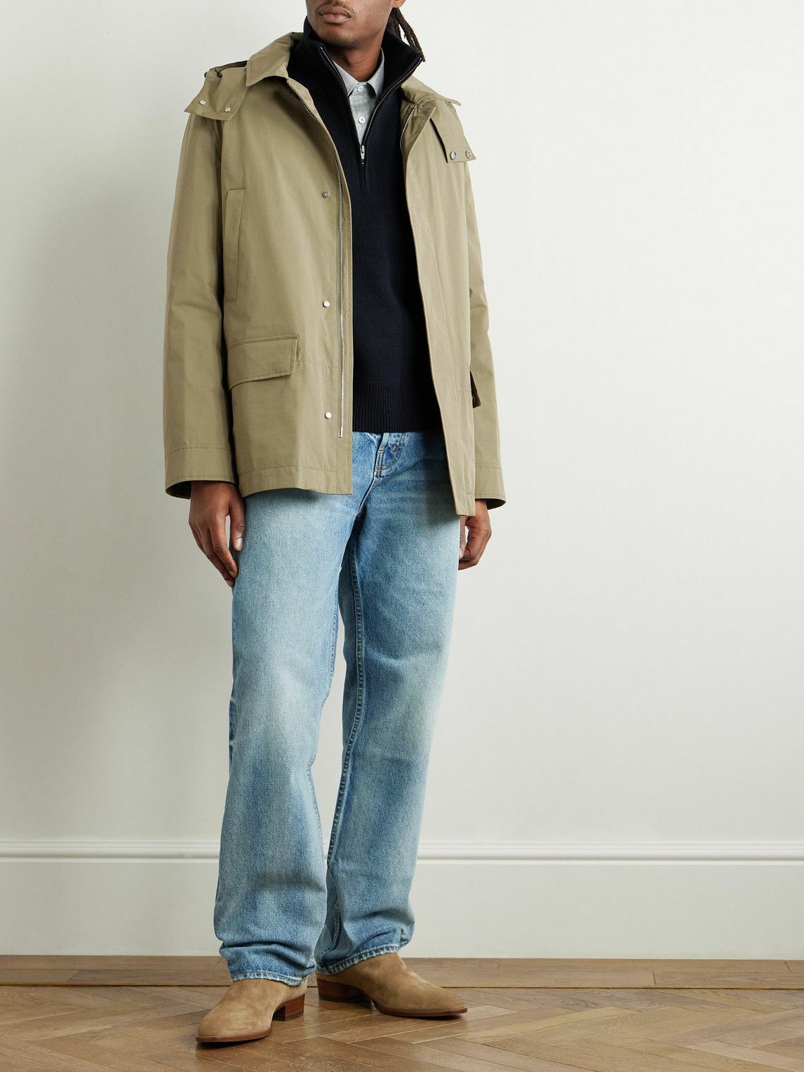 Yves Salomon - Cotton-Blend Twill Parka - Neutrals