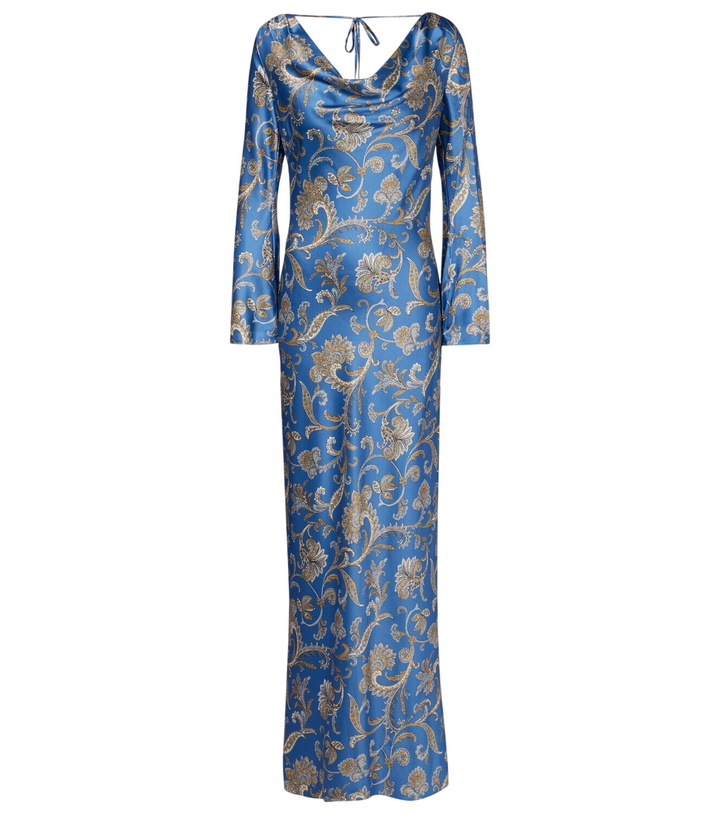 Photo: Veronica Beard Ember printed silk-blend maxi dress