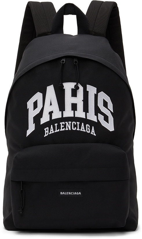 Photo: Balenciaga Black Paris Cities Backpack
