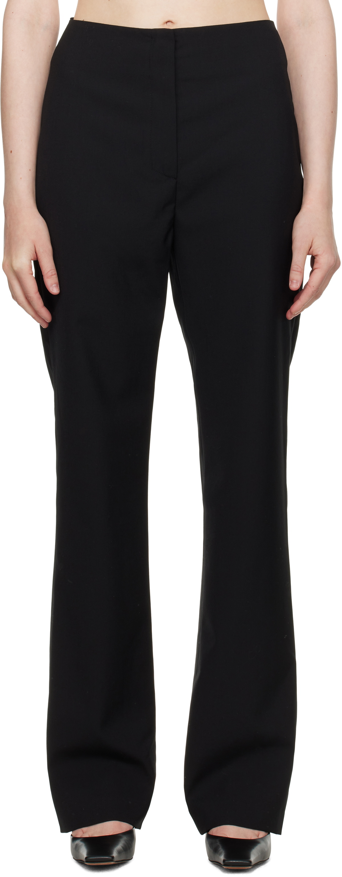 Nanushka Black Irida Trousers